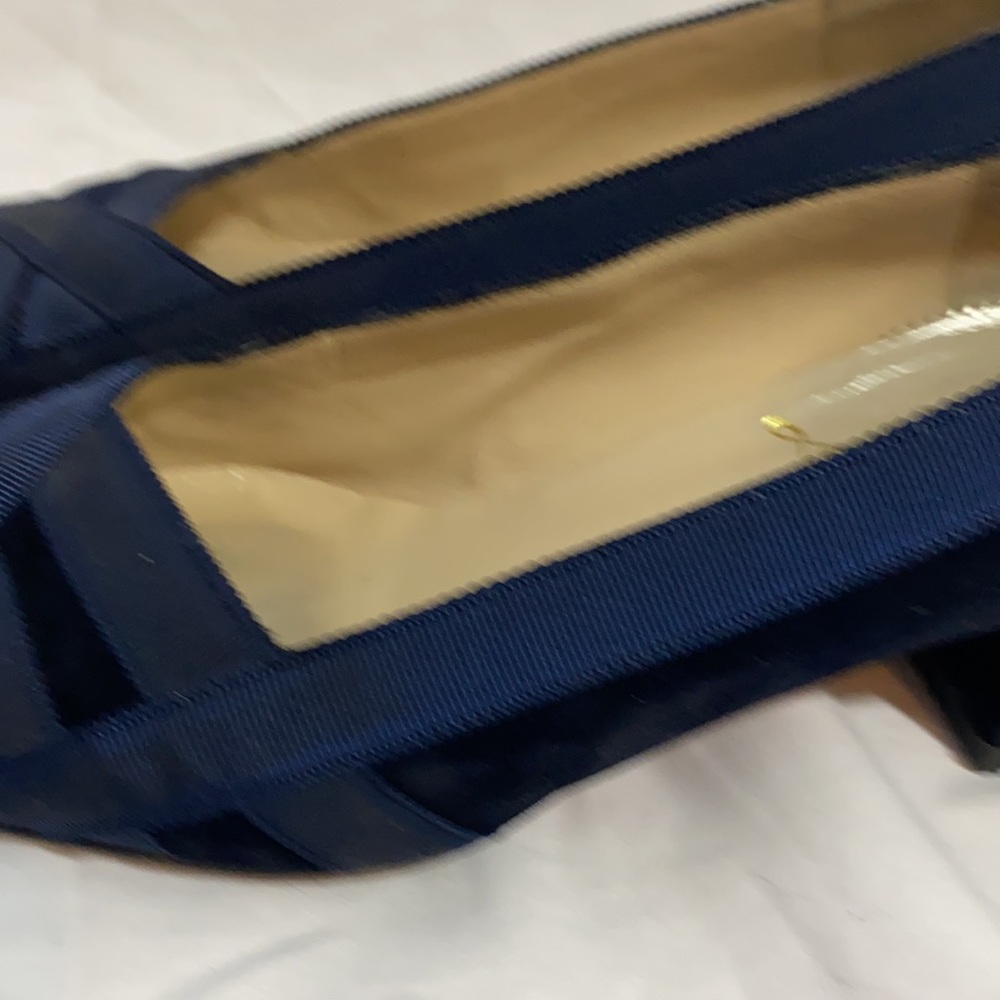 Vintage christian louboutin navy suede heels - Picture 6 of 10